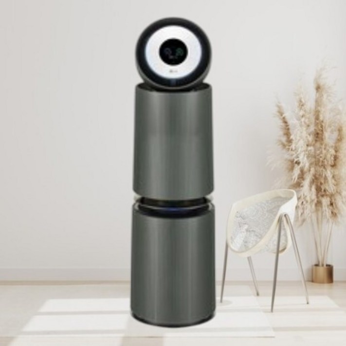 LG전자 퓨리케어 오브제컬렉션 360도 알파UP G 펫필터 공기청정기 AS334NG4C 109㎡ 방문설치