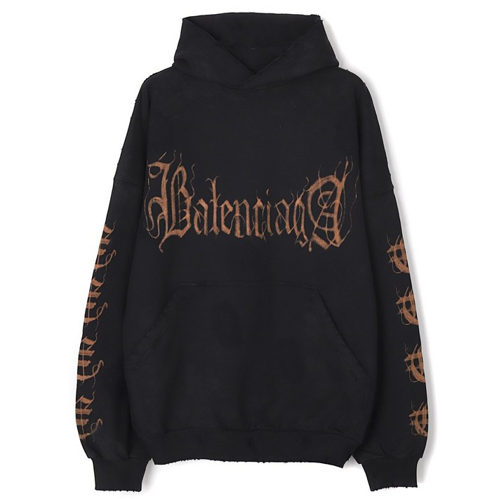 발렌시아가 BALENCIAGA 739024 TOVD8 1055 오버사이즈 후드티