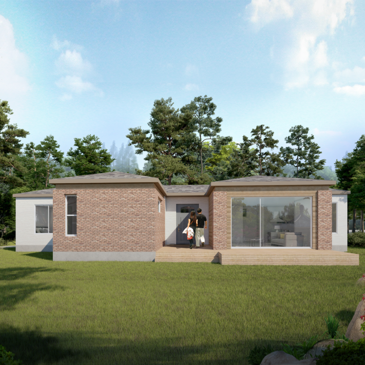 스마트하우스하루홈 NEW 투게더25 20평대 모듈러 조립식 이동식목조 주말별장 전원주택 세컨하우스