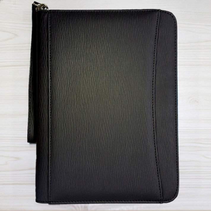 25절 고급형A053블랙 지퍼 6공 시스템 다이어리, 단일상품, 상세페이지 참조