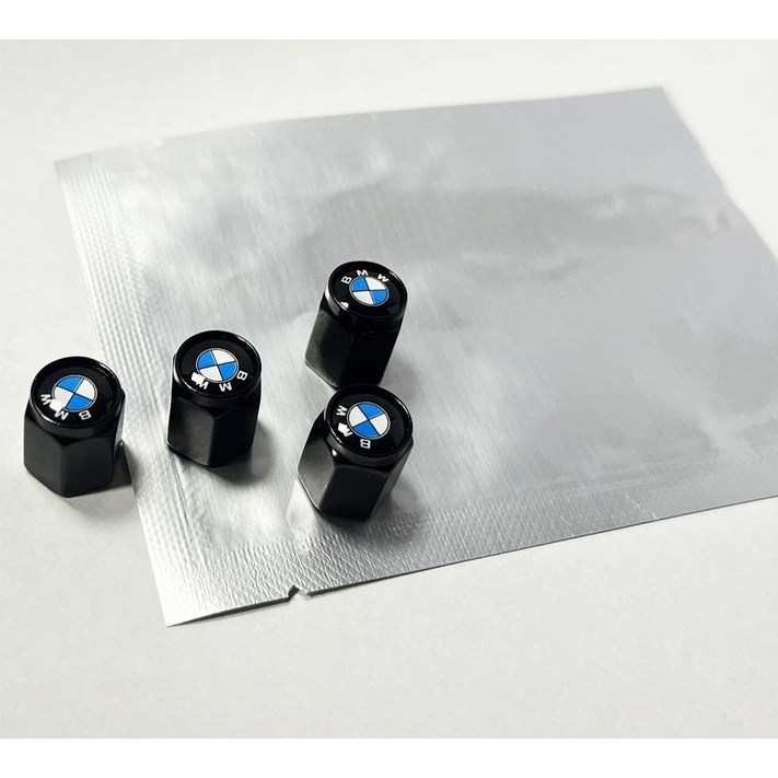 타이어밸브 에어캡 마개 bmw 4개 블랙