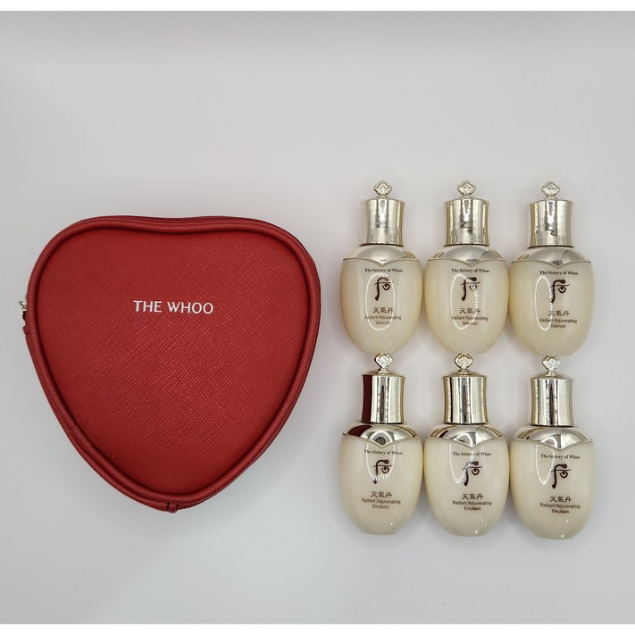 후 레드 파우치  천기단 화현2종 각25ml x 3세트