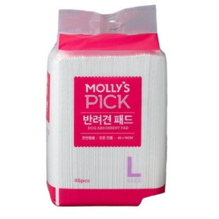 몰리스픽 반려견 패드 L 45매 x 6개 묶음