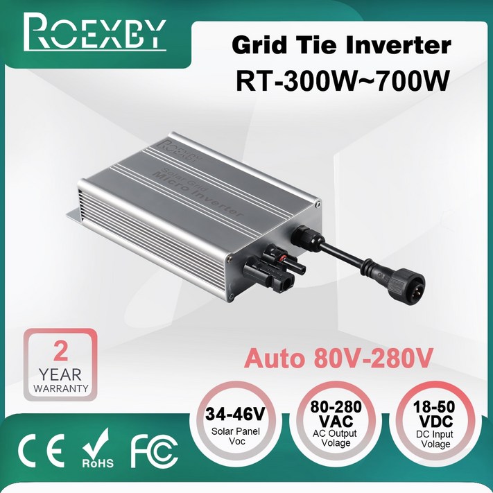 태양광인버터 태양광 그리드 타이 인버터 MPPT 300W 350W 500W 600W 700W PV 모듈러 스마트 마이크로 시스템 DCAC 출력 120V 230V