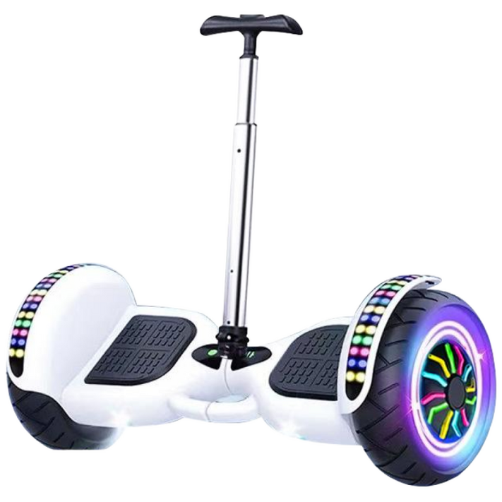전동 스마트 균형 터 두발 어린이 성인 학생용 이동수단, 10인치 오프로드 블루투스 핸드레일 A, 36V