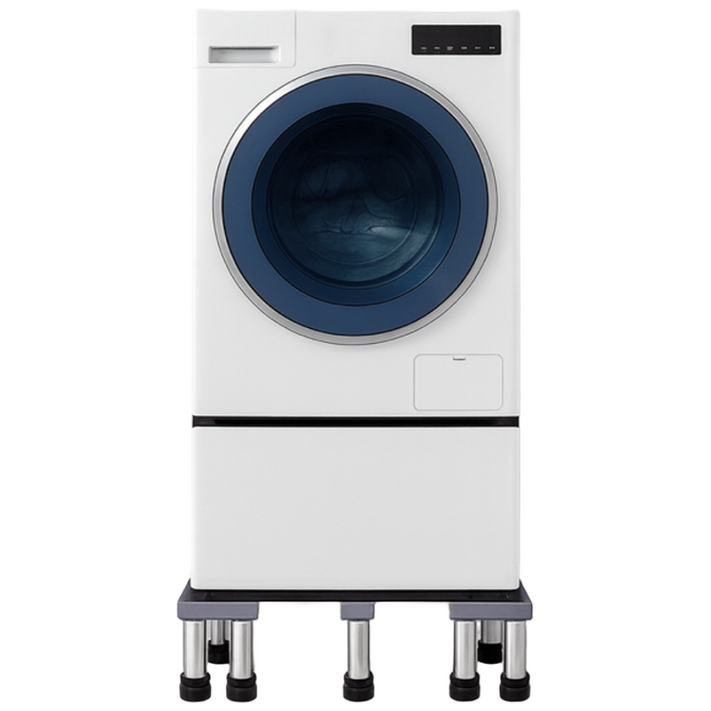 빅사이즈 세탁기 받침대 20cm 16발 높이조절 드럼 통돌이 건조기 소음차단, 1개, NZBIG20cm16