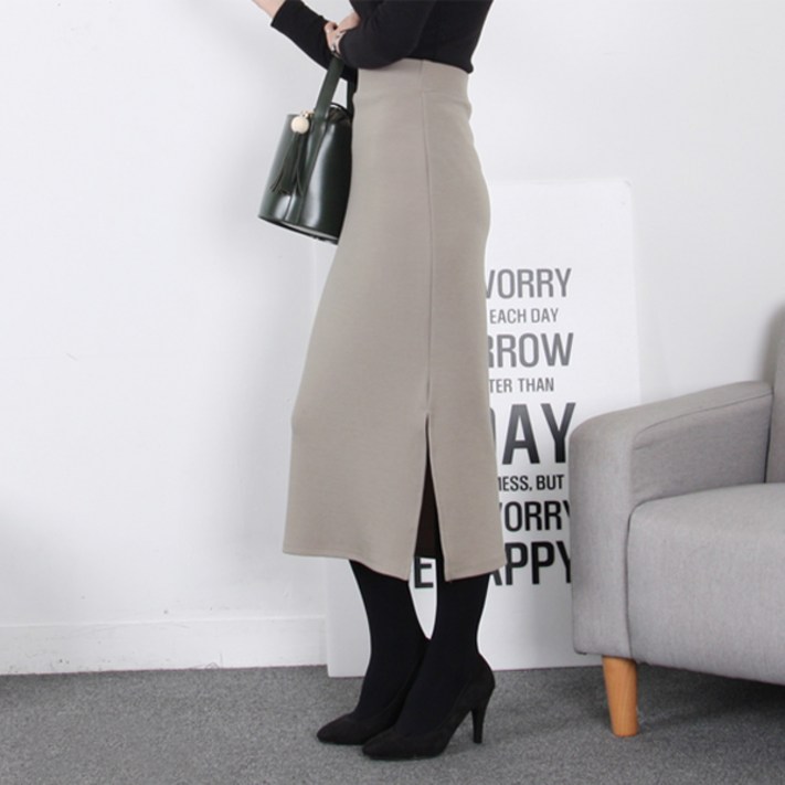 하늘바라기 H양트임 롱 스커트