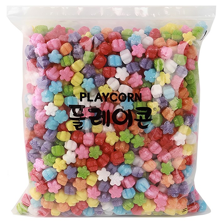 플레이콘 꽃모양 만들기재료 리필 800p 세트, 혼합색상, 1개 플레이콘 꽃모양 만들기재료 리필 800p 세트, 혼합색상, 1개
