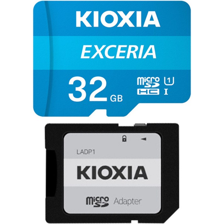 sd카드32 키오시아 EXCERIA XC UHS-I microSD 메모리카드 + SD 어댑터 세트