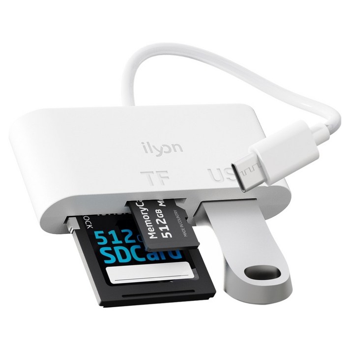 일리온 C타입 OTG 3in1 멀티 카드리더기 USB 3.0 TF Micro SD 카드 케이블