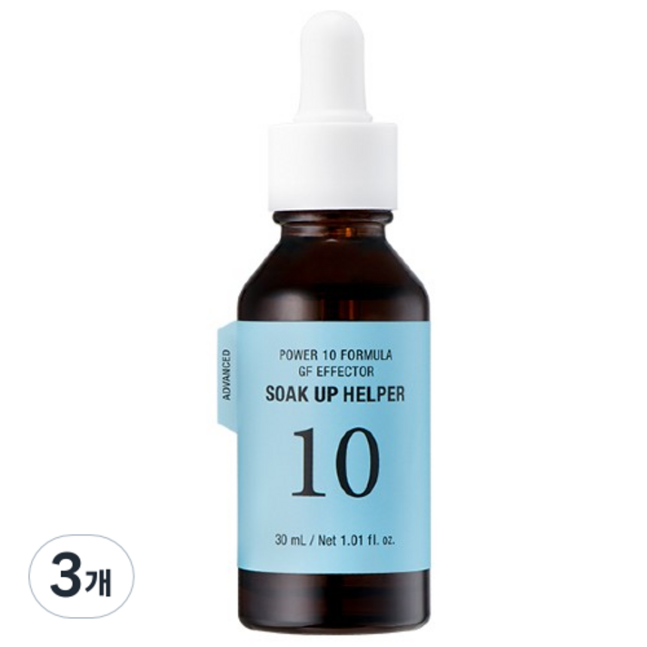 잇츠스킨 파워10 포뮬라 지에프 이펙터 쏙쏙수분 에센스, 30ml, 3개