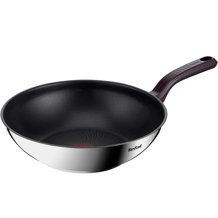 테팔 인덕션 티타늄 1X 스테인리스 스틸 트렌디쿡 웍, 28cm, 1개