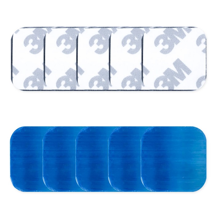 디와이엔텍 후면부착 자석 접착식 스틸 사각철판 24mm, 실버, 10개 디와이엔텍 후면부착 자석 접착식 스틸 사각철판 24mm, 실버, 10개