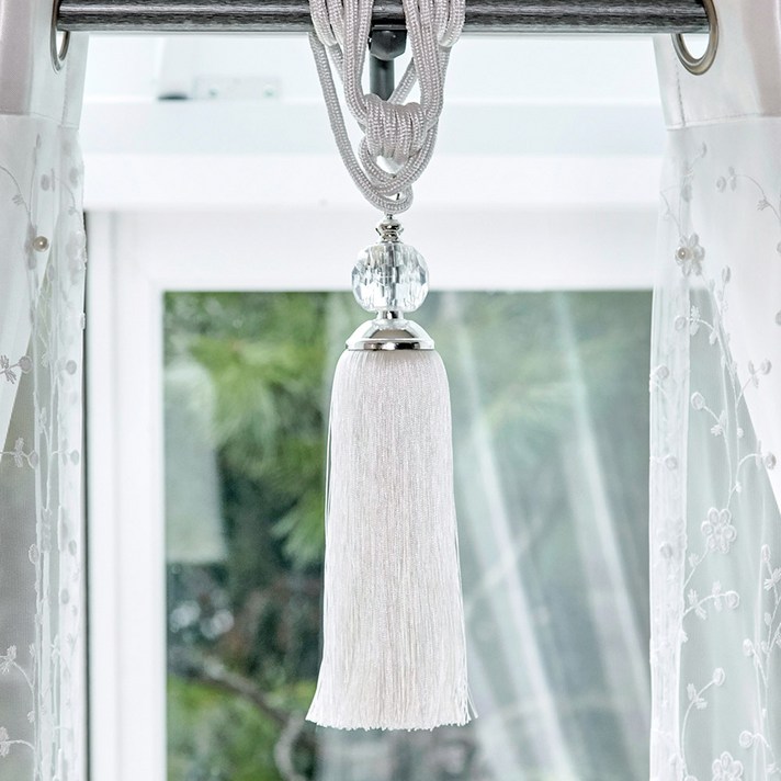 지나송 커튼 타이백 크리스탈 30cm