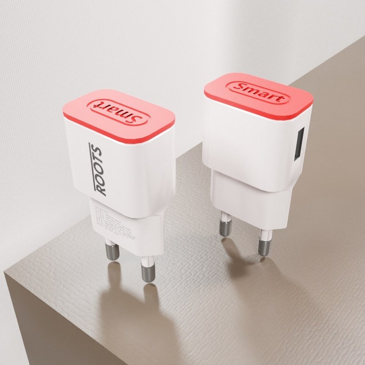 디에이치몰 루츠 국내생산 USB 1포트 저전압 DC 5V 2A 저전력 저속충전기, 1개, 5핀케이블 포함 디에이치몰 루츠 국내생산 USB 1포트 저전압 DC 5V 2A 저전력 저속충전기, 1개, 5핀케이블 포함