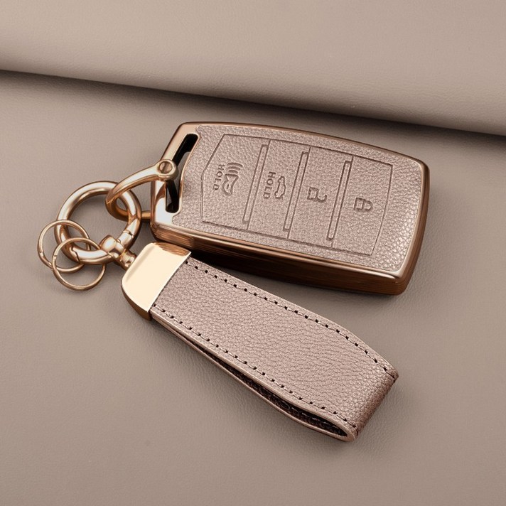 HAKO 소프트 가죽TPU 키케이스키홀더 제네시스호환 4버튼