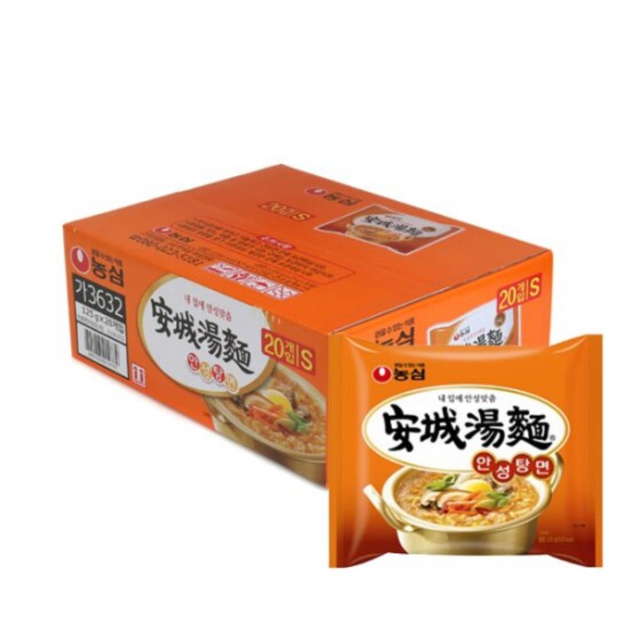 농심 안성탕면 125g