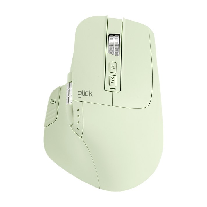 지클릭커 오피스프로 휠마스터 C타입 충전 손목보호 인체공학 무소음 버티컬 마우스