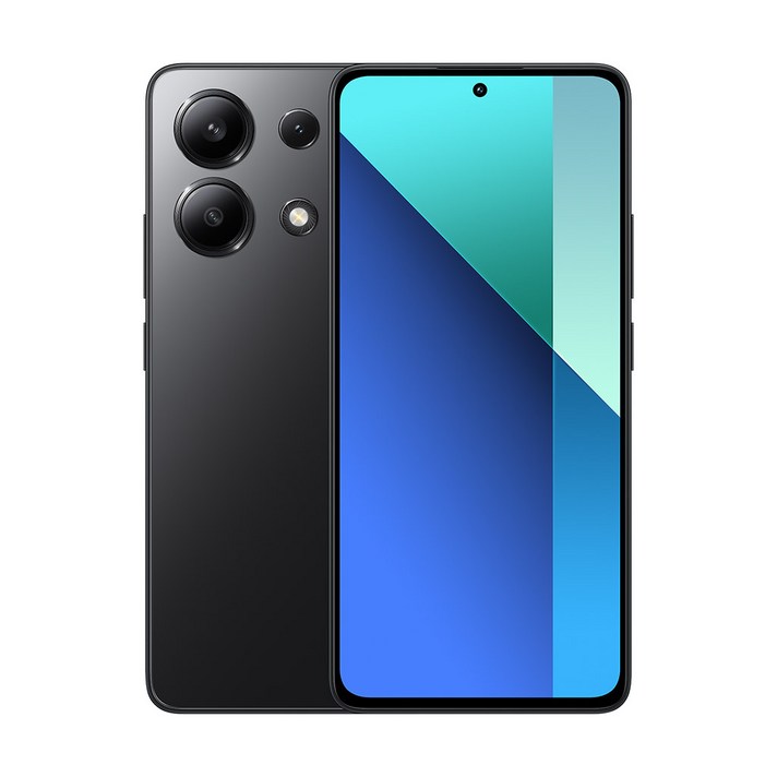 정발 한국버전샤오미 레드미 노트 13 홍미 공기계 8GB RAM 256GB ROM 휴대폰, 미드나잇블랙, 256GB