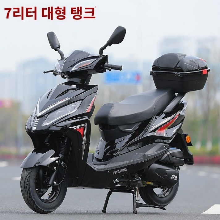 한글 설명 2023년 새로운 인기 전국 4대 EFI 오토바이 125 스쿠터 연료 차량, 효율적인 차량은 면허를 받을 수 있습니다., 5.2023 New Fengxing Deluxe Edi