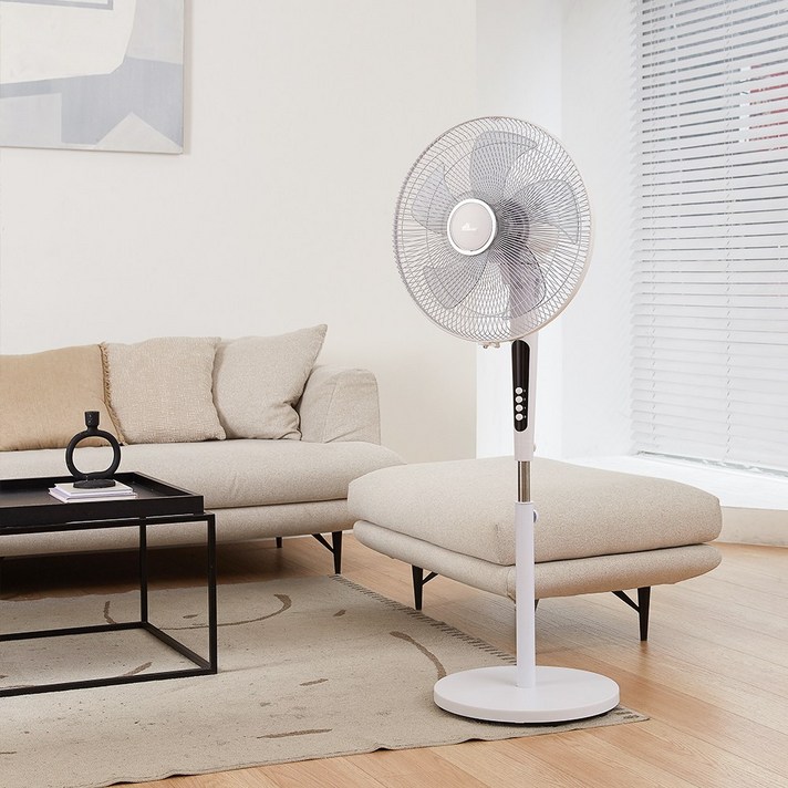 한일전기 가정용 사무용 거실용 상가용 리빙형 스탠드 키높이 16인치 선풍기