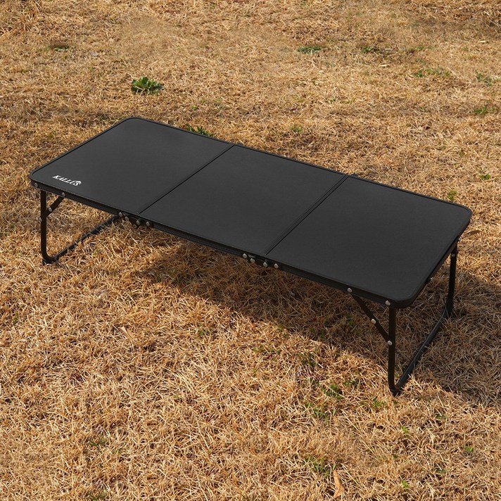 칼루스 3단 미니 블랙 테이블 접이식 폴딩 좌식 가방포함