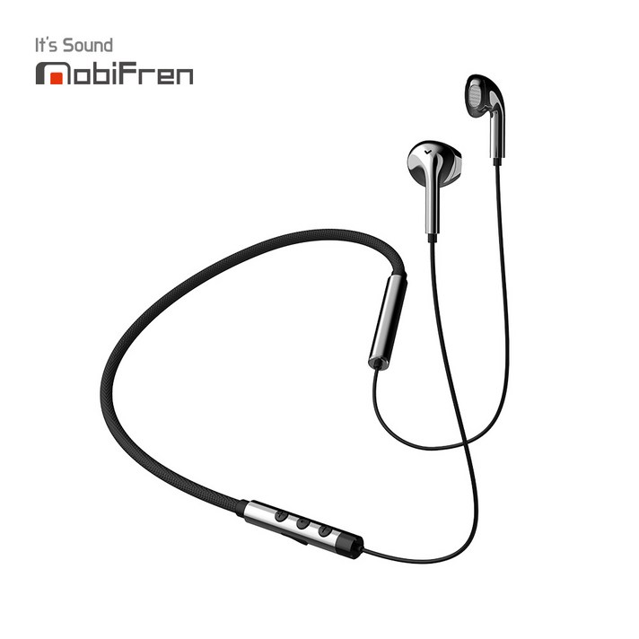 모비프렌 플렉스 L MFBNB7100 블루투스 이어폰, 플렉스L 에어, 블랙