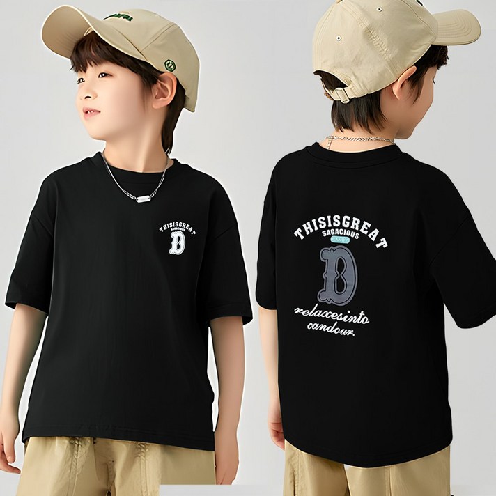 베비포 아치 레터링 반팔티 RT4