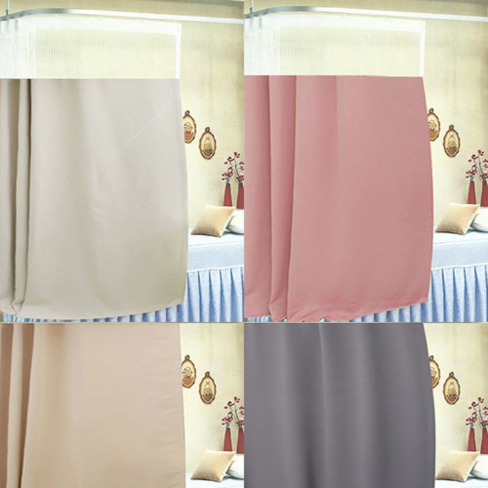 창문데코 병원커튼방염암막, 맞춤제작4color