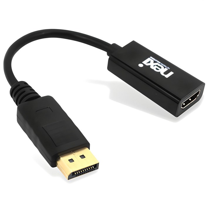 넥시 DP TO HDMI 2.0 컨버터, NXDPHDC, 1세트
