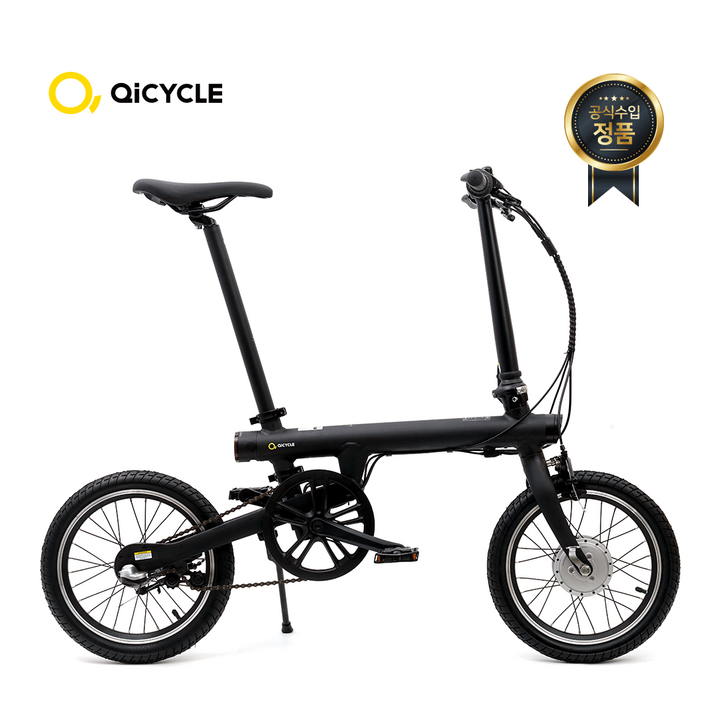 치사이클 EF1 클래식 블랙 전기자전거 초경량 접이식 미니벨로 자전거 토크센터 수입정품, 무광블랙 4
