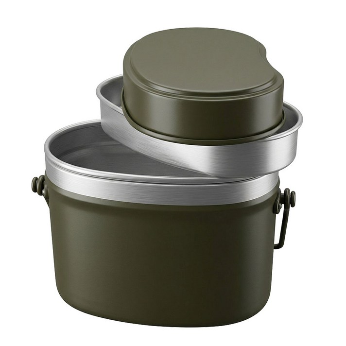 팔마스 캠핑반합 군용반합 밀리터리 카키색, 1개