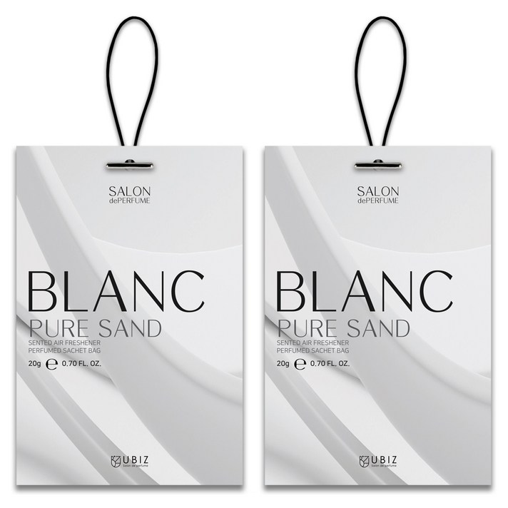 유비즈 살롱드퍼퓸 사쉐 20g, 2개, 블랑, 20g