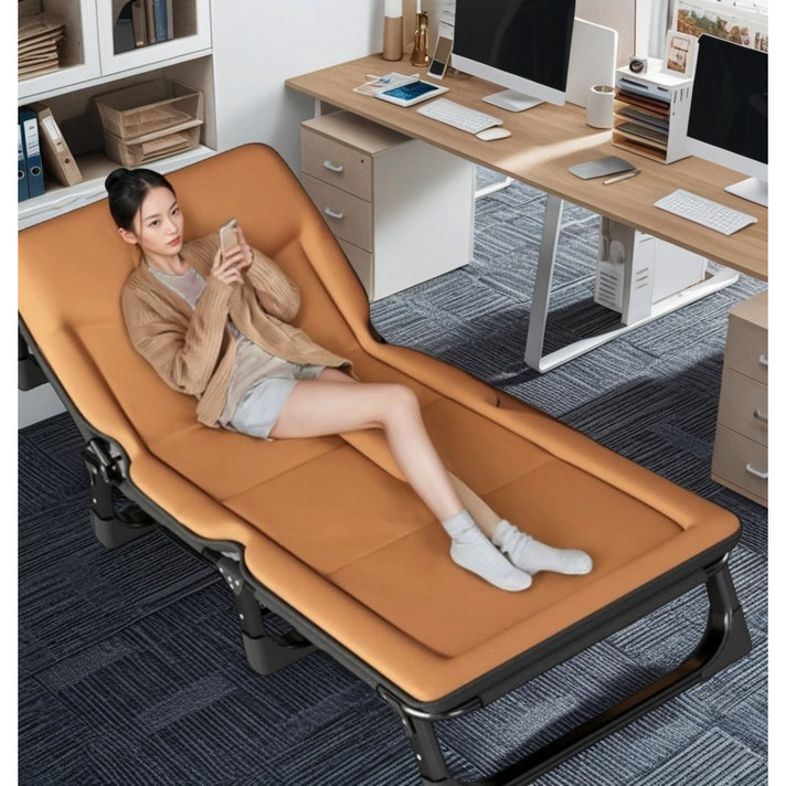 1인용 간이침대 각도조절 접이식 침대 간이싱글 이동식침대04 17560cm, 그레이