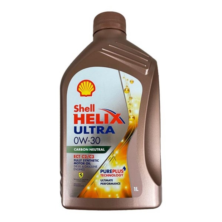 쉘 힐릭스 울트라 ECT C2 C3 0W30 1L 정품 겸용 엔진오일, 1개, 1L, 0w30