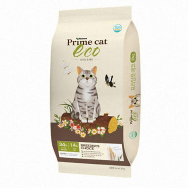 뉴트리나 프라임캣 에코20kg 1개 고양이사료 길고양이 대용량, 닭, 1개, 20kg
