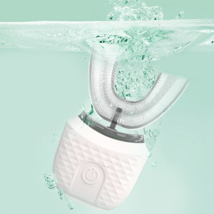 Neirny 클린이 전동 u형 케이스 음파 치솔 무선 충전식 소프트B 휴대용 방수 스포트 브러시 칫솔