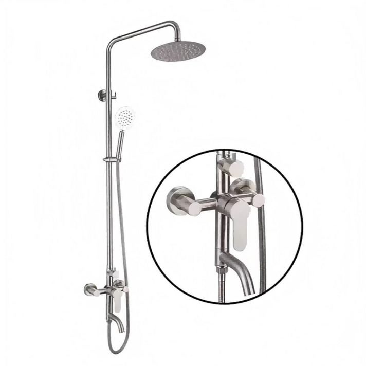 샤워기 스테인레스 해바라기 샤워기 세트