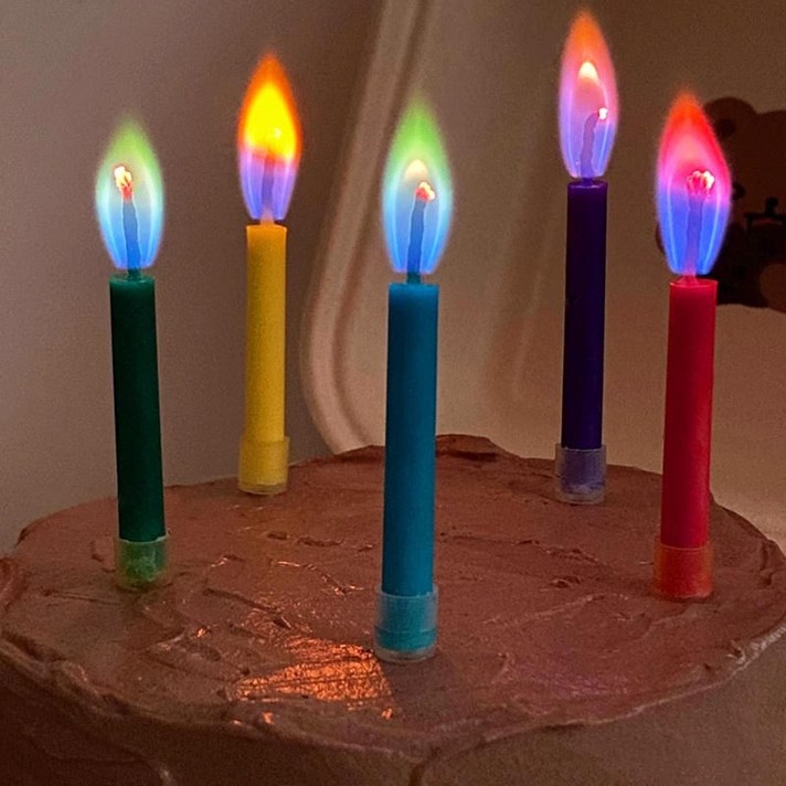 생일 무지개초 불꽃초 생일 파티 초 컬러 케이크 레인보우 캔들 촛불 양초 생일 무지개초 불꽃초 생일 파티 초 컬러 케이크 레인보우 캔들 촛불 양초