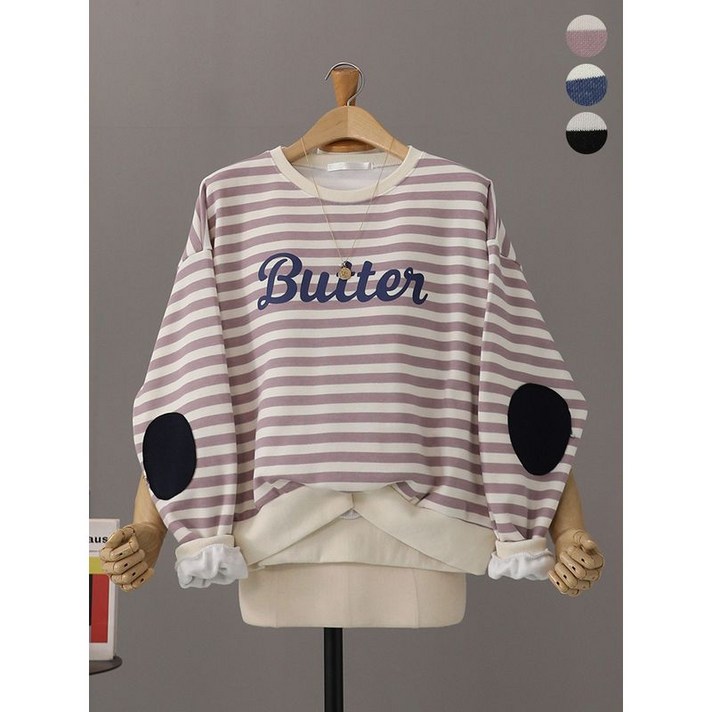 모노시크 레파즈 기모 버터 빵떡 패치 단가라 맨투맨 MNTG443