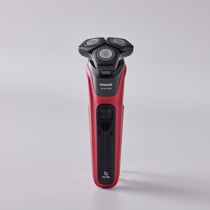 필립스 SkinIQ 5000시리즈 남성 면도 가정용 전기면도기, S5583, 파이어레드