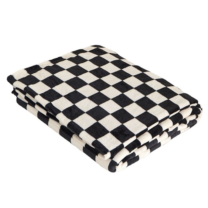 체크 플란넬 무릎담요 극세사 블랭킷 캠핑 사무실 이불