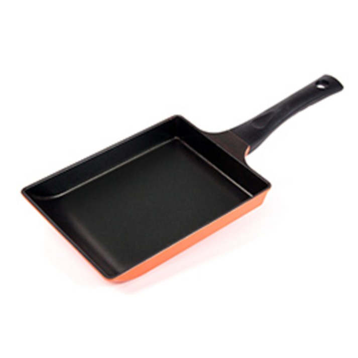 키친아트 오페라 계란말이팬 주황, 24cm, 1개