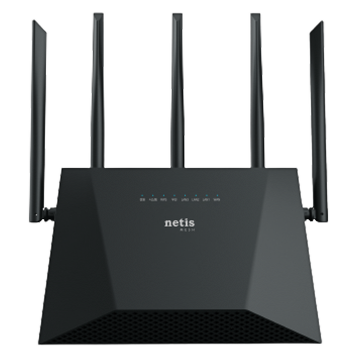 네티스 AX3000 기가비트 듀얼밴드 메쉬 와이파이 공유기, netis MEX605, 1개