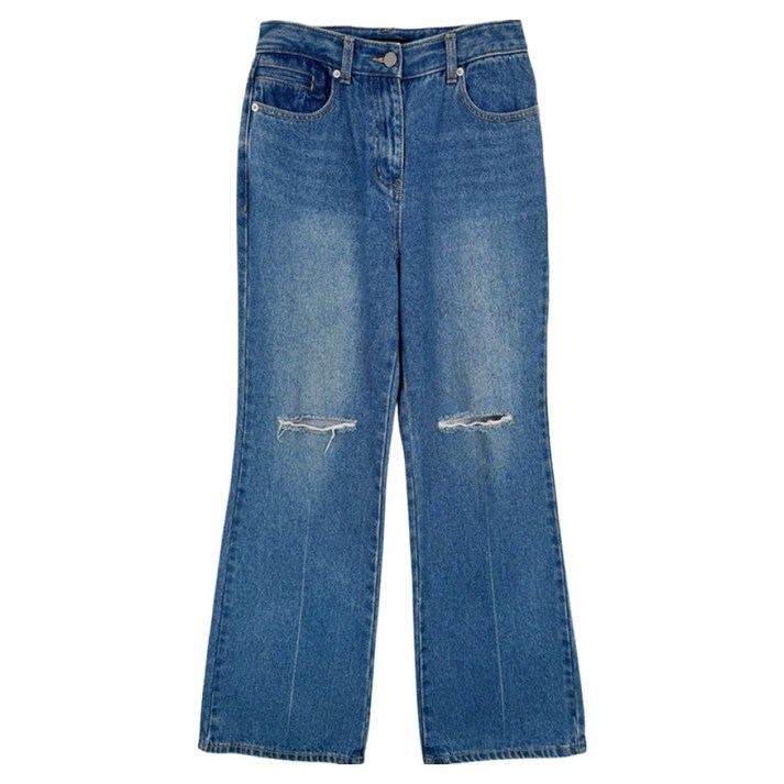 온앤온 여성용 부츠컷 데님 팬츠