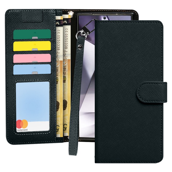 아이엔픽 사올린 소가죽 지갑 다이어리 휴대폰 케이스