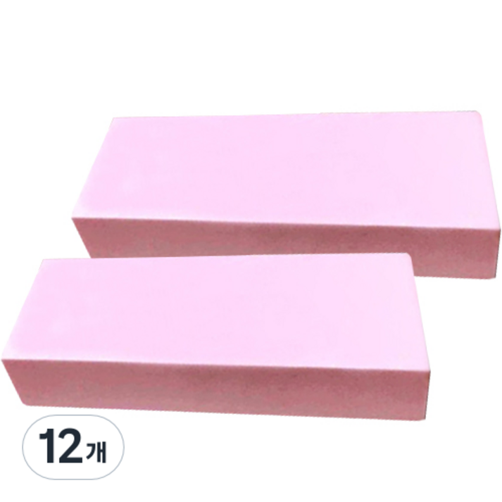 때밀이 스펀지, 단일색상, 12개, 1개입