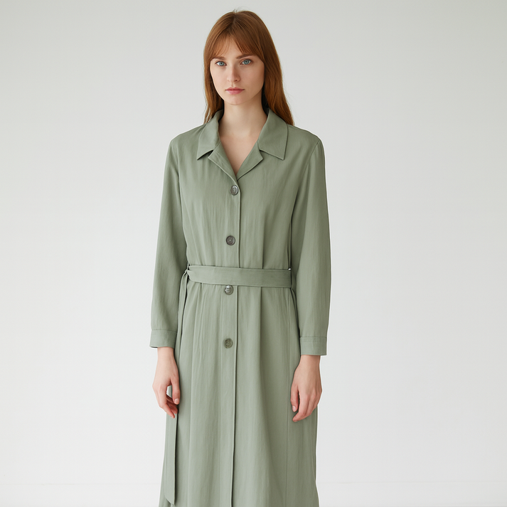 온앤온 여성용 바바리형 원피스