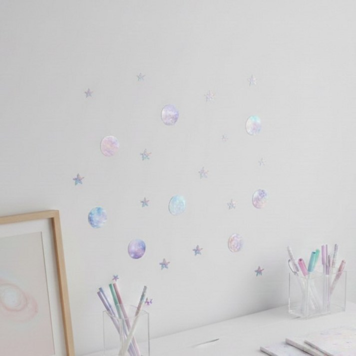 별 우주 포인트 스티커