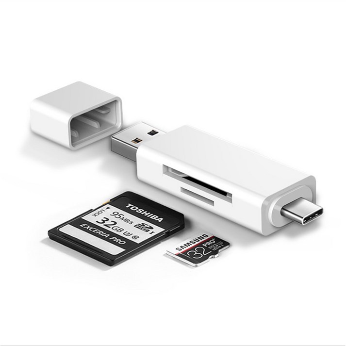라온 USB 3.0 C타입 카드 리더기